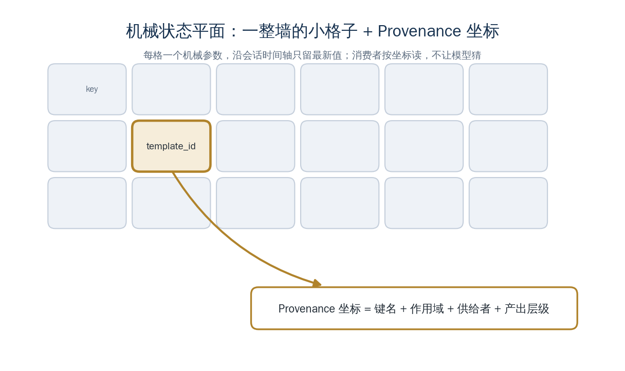 机械状态平面与 Provenance 来源坐标